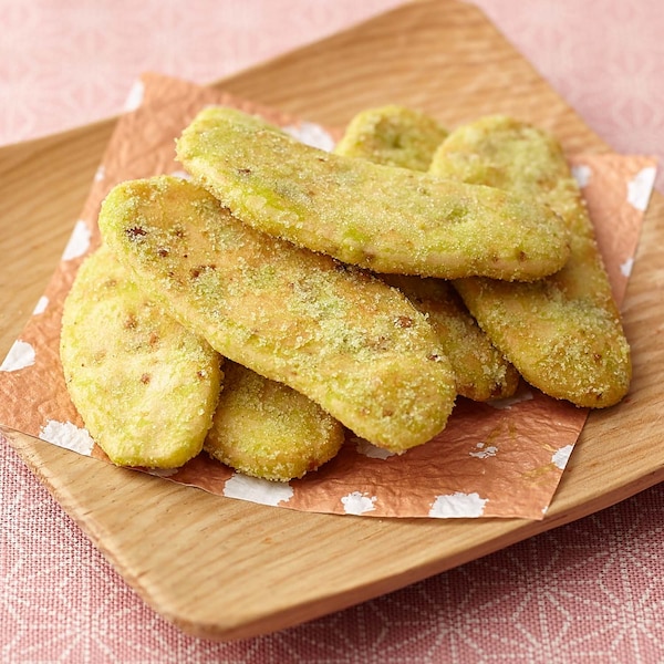 【せんべい茶屋本舗】やみつき枝豆風せんべい 12袋