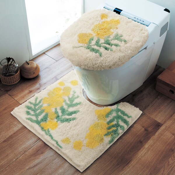 【ベルメゾン】ふんわりシャギーのトイレマット・フタカバー(単品・セット) 【選べる7タイプ】