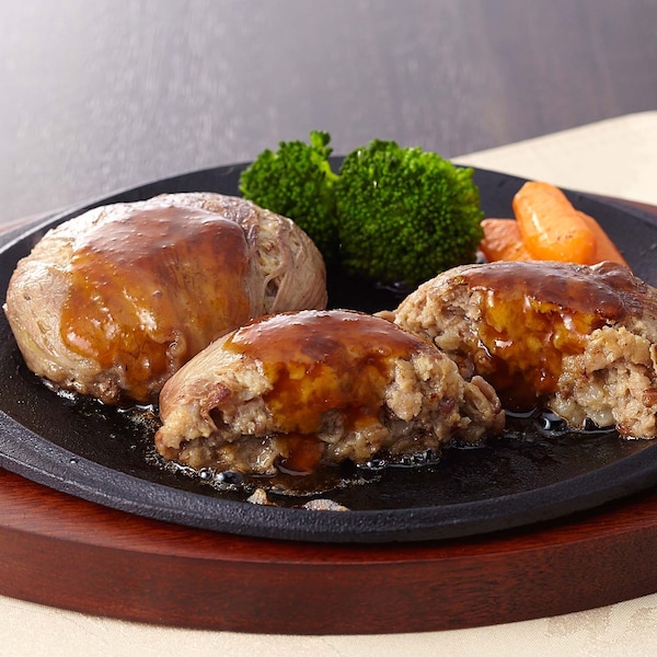 【ベルメゾン】ジュワジュワのたっぷり肉汁 北海道牛霜降りハンバーグ 5個