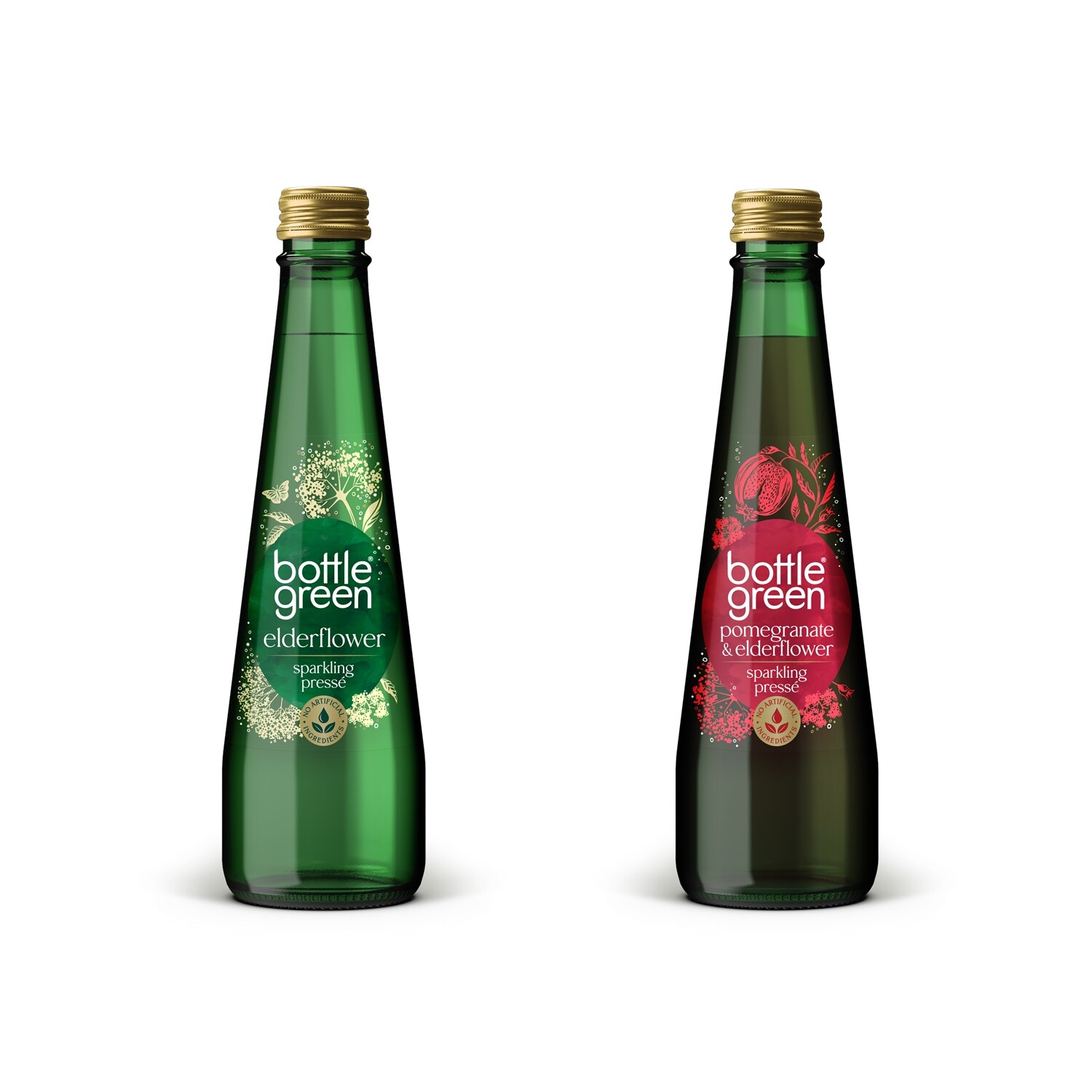 【ボトルグリーン】微炭酸ノンアルコール飲料 ボトルグリーン 3種