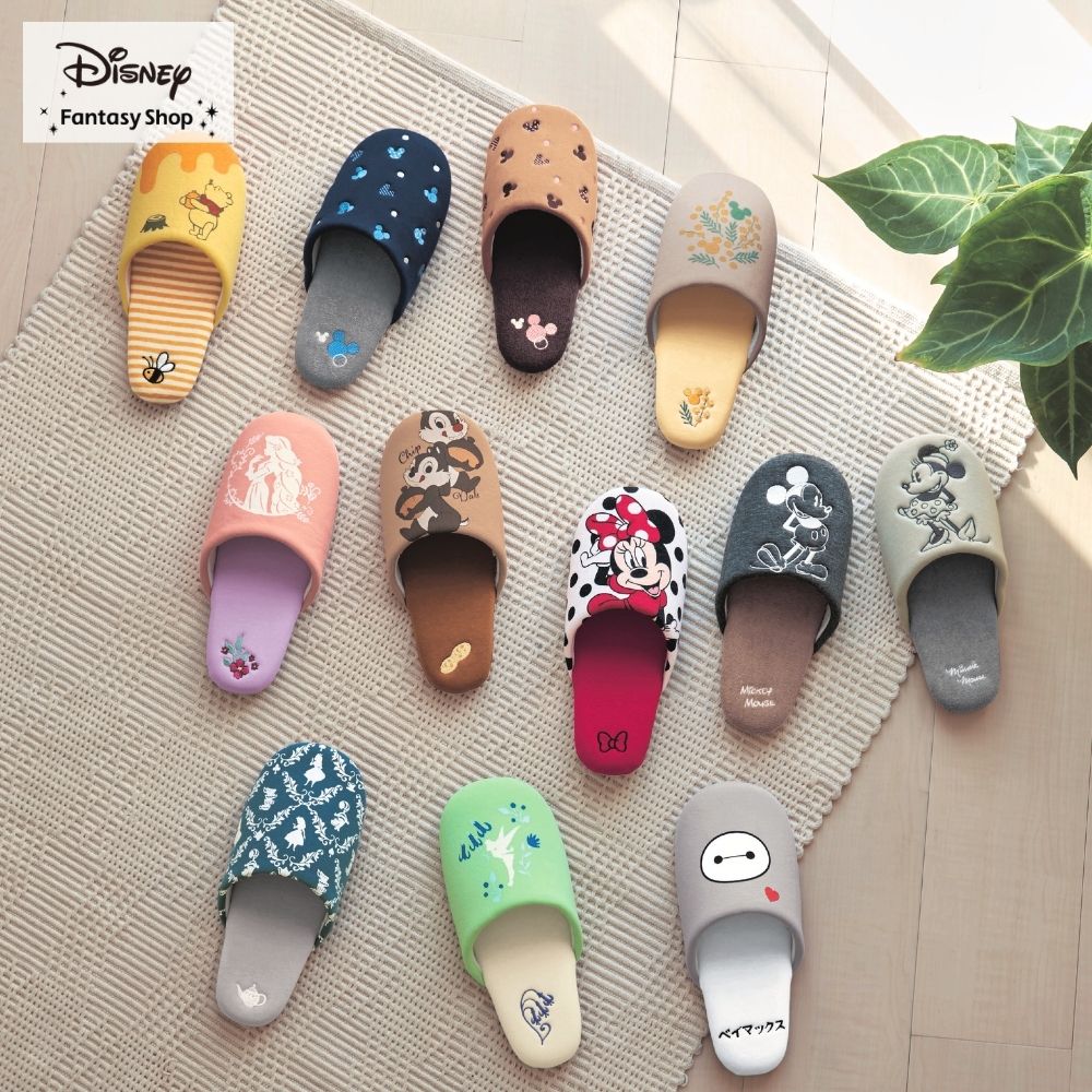 【ディズニー/Disney】見てほっこり、履いてしっかり。洗えるしっかり仕様のソフトスリッパ(選べるキャラクター)
