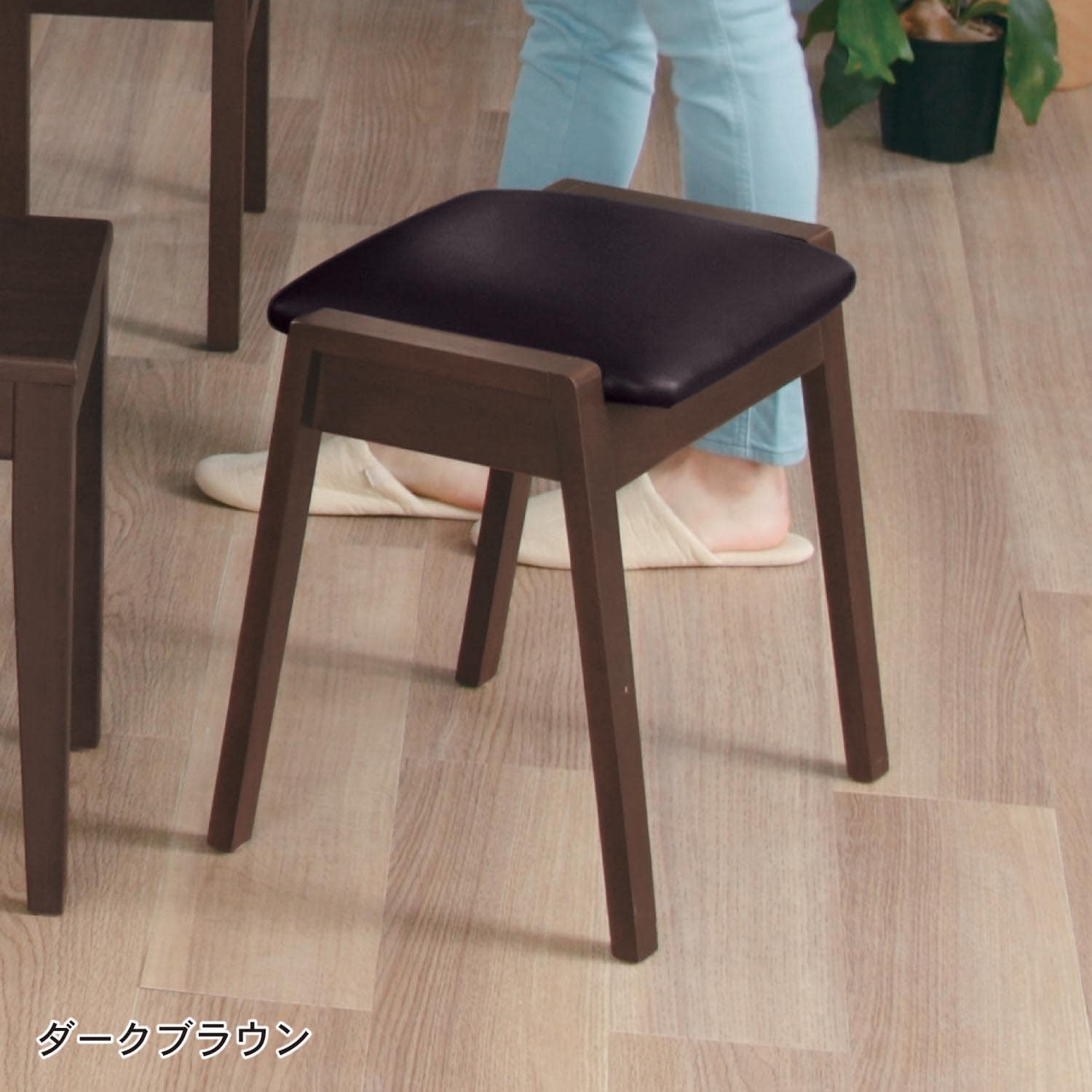 写真にて事前にご確認ください【送料込】Vintage Chair 2脚セット/スタッキング可/Black