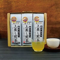 創業大正十年の掛川茶製造工場で、手間暇かけて製造した浅蒸しよりも蒸し時間が長い「上蒸し」のお茶