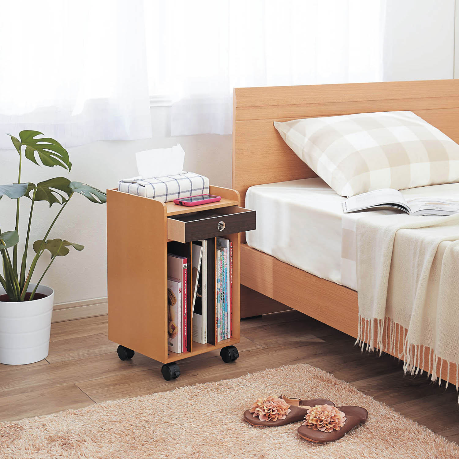 ベッドサイドワゴン 通販のベルメゾンネット ベッドサイドワゴン 通販のベルメゾンネット