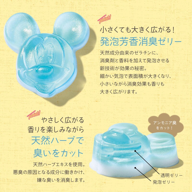定期お届け ディズニーシリーズ 小さなゼリーの芳香消臭剤 6回サイクルフリー ディズニー Disney 通販のベルメゾンネット