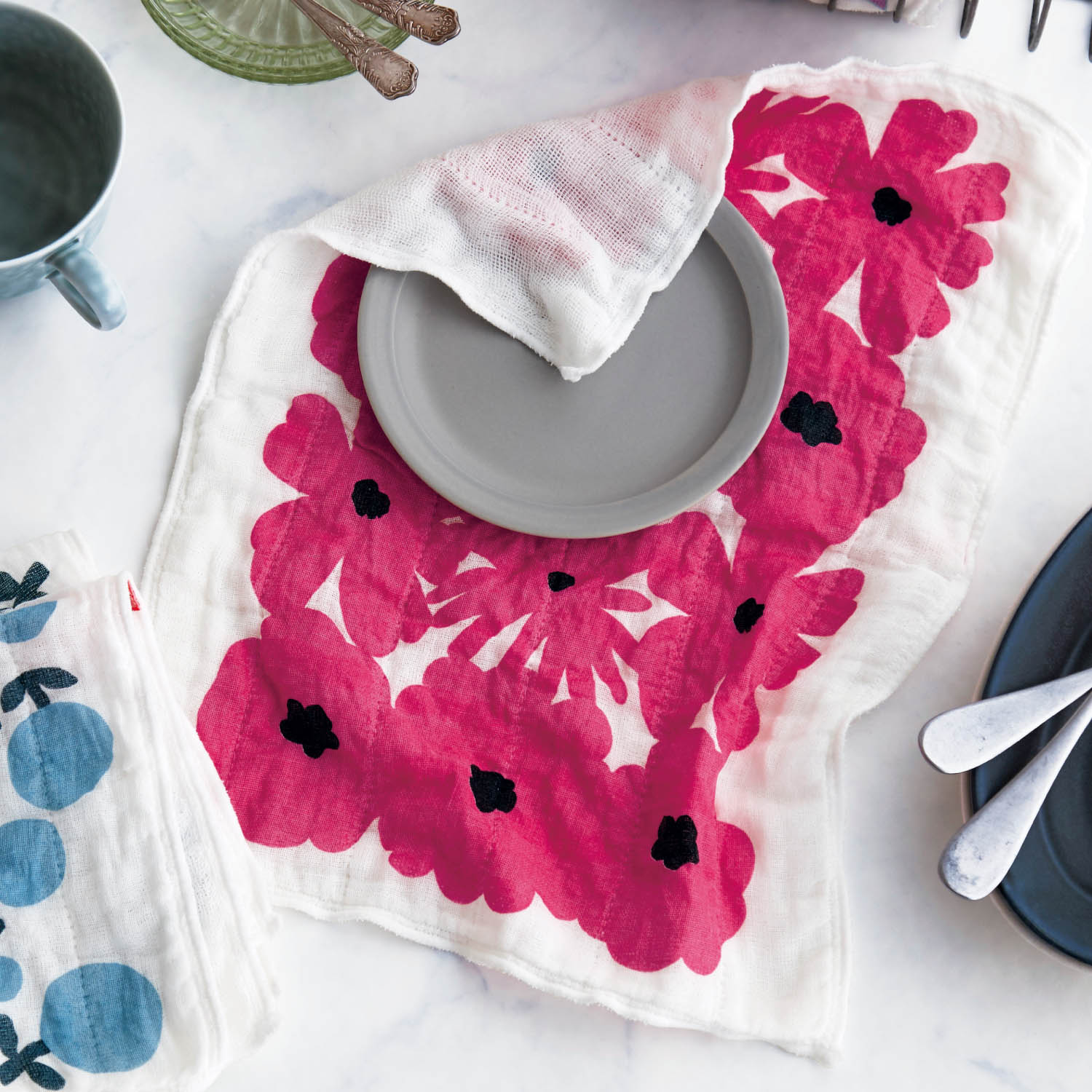 【定期お届け】 「SOU・SOU」5枚あわせのかやふきん :エンドフリー