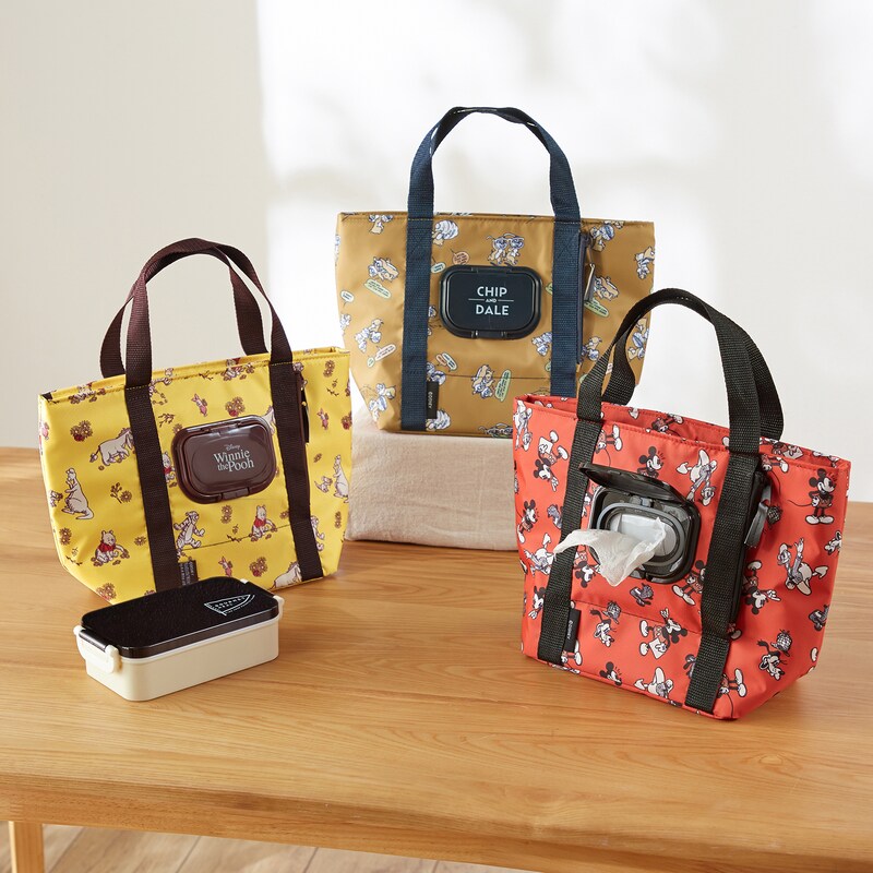 ウェットティッシュが収納できるランチバッグ 選べるキャラクター ディズニー Disney 通販のベルメゾンネット