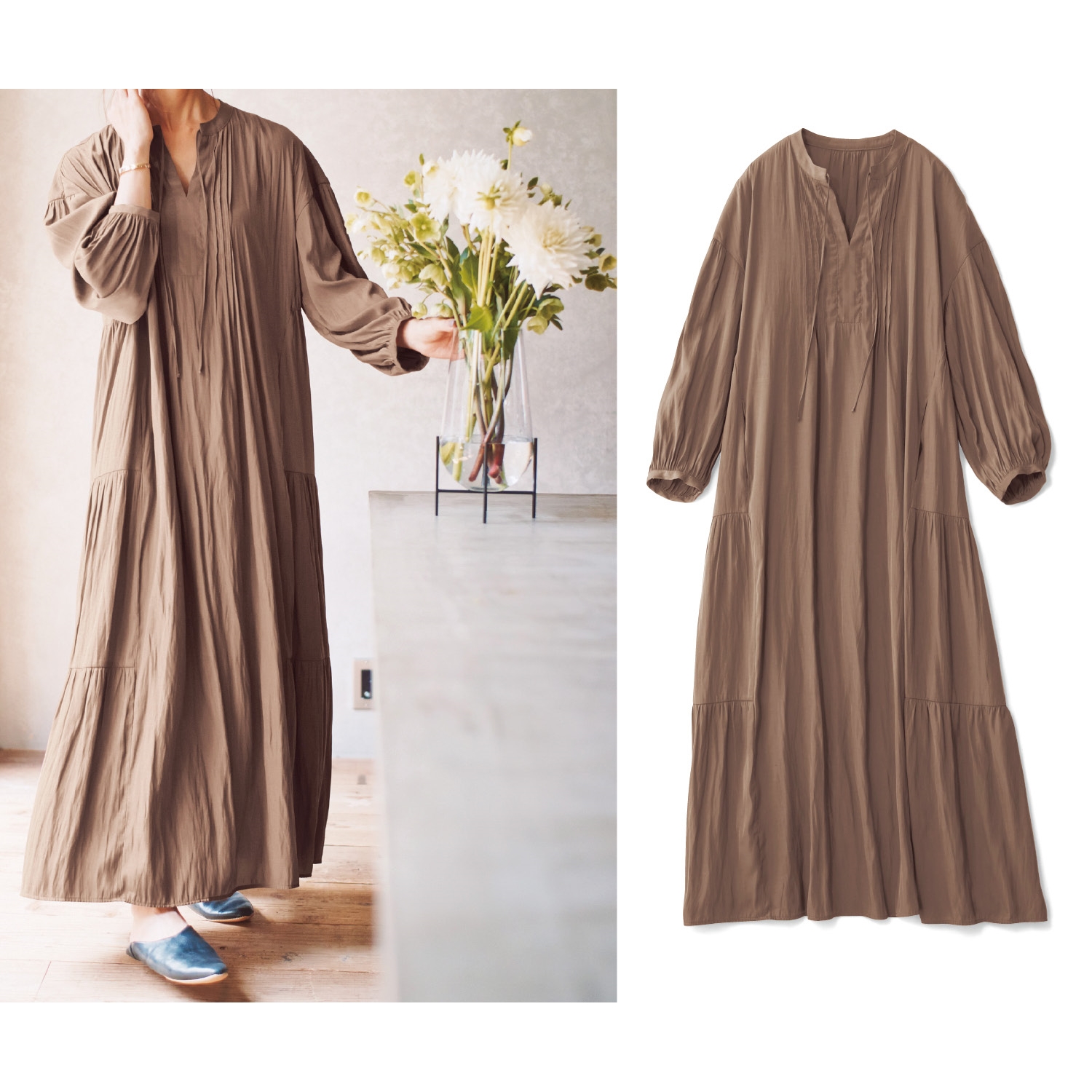 ティアードロングワンピース 通販のベルメゾンネット ティアードロングワンピース 通販のベルメゾンネット