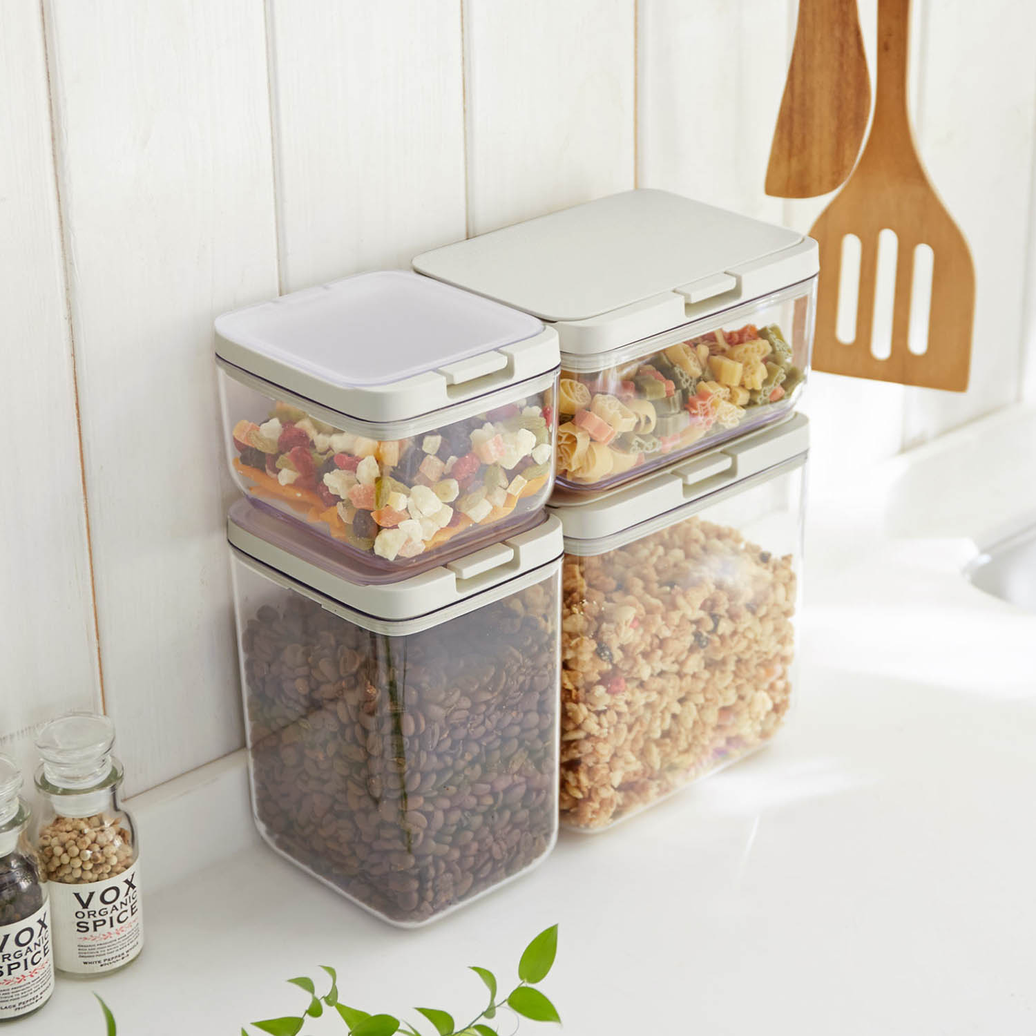 【マーナ/MARNA】パッキン付きワンタッチオープン角型保存容器 【マーナ/MARNA】パッキン付きワンタッチオープン角型保存容器