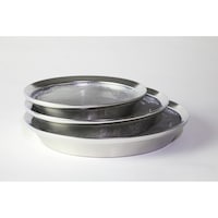 各サイズとも、別売のまる型トレーとセットでより使いやすく。