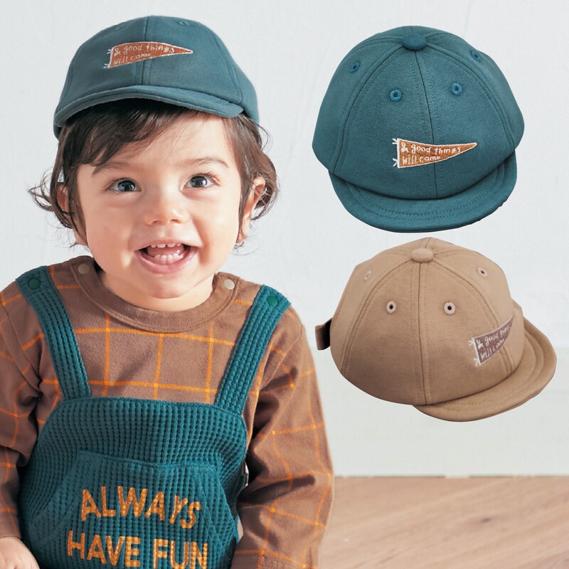 裏毛デザインキャップ 男の子 ベビー用品 アンパサンド Ampersand 通販のベルメゾンネット