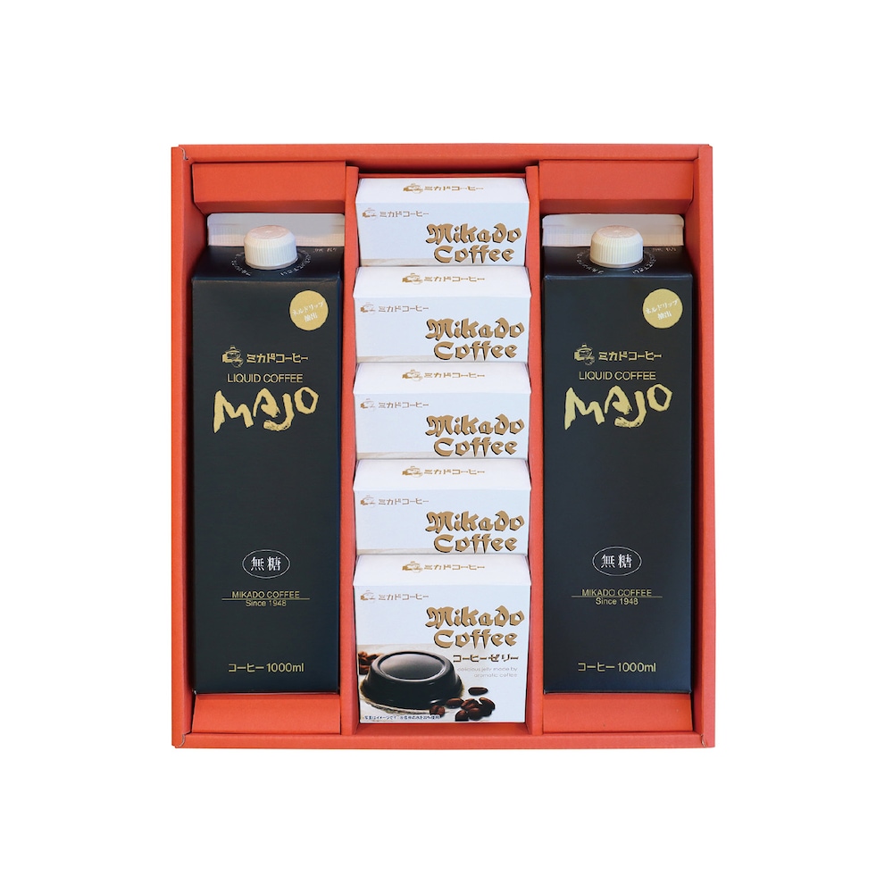 コーヒーゼリー5個、リキッドコーヒー2本