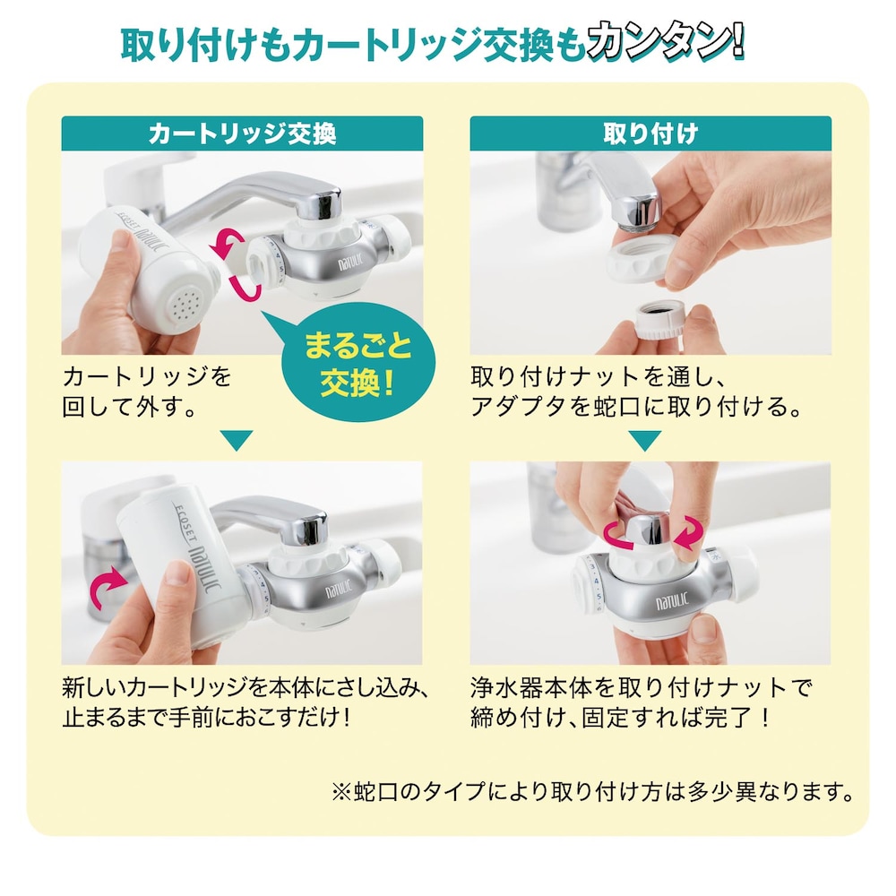 ※エコセットナチュリック本体は別売りです