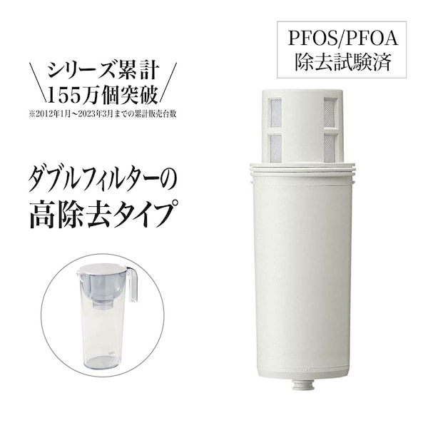 【ベルメゾン】高性能浄水器 「ナチュリック」ピッチャーカートリッジ(中空糸膜タイプ)