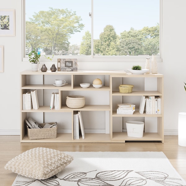 【ベルメゾン】幅伸縮デザインシェルフ[日本製]