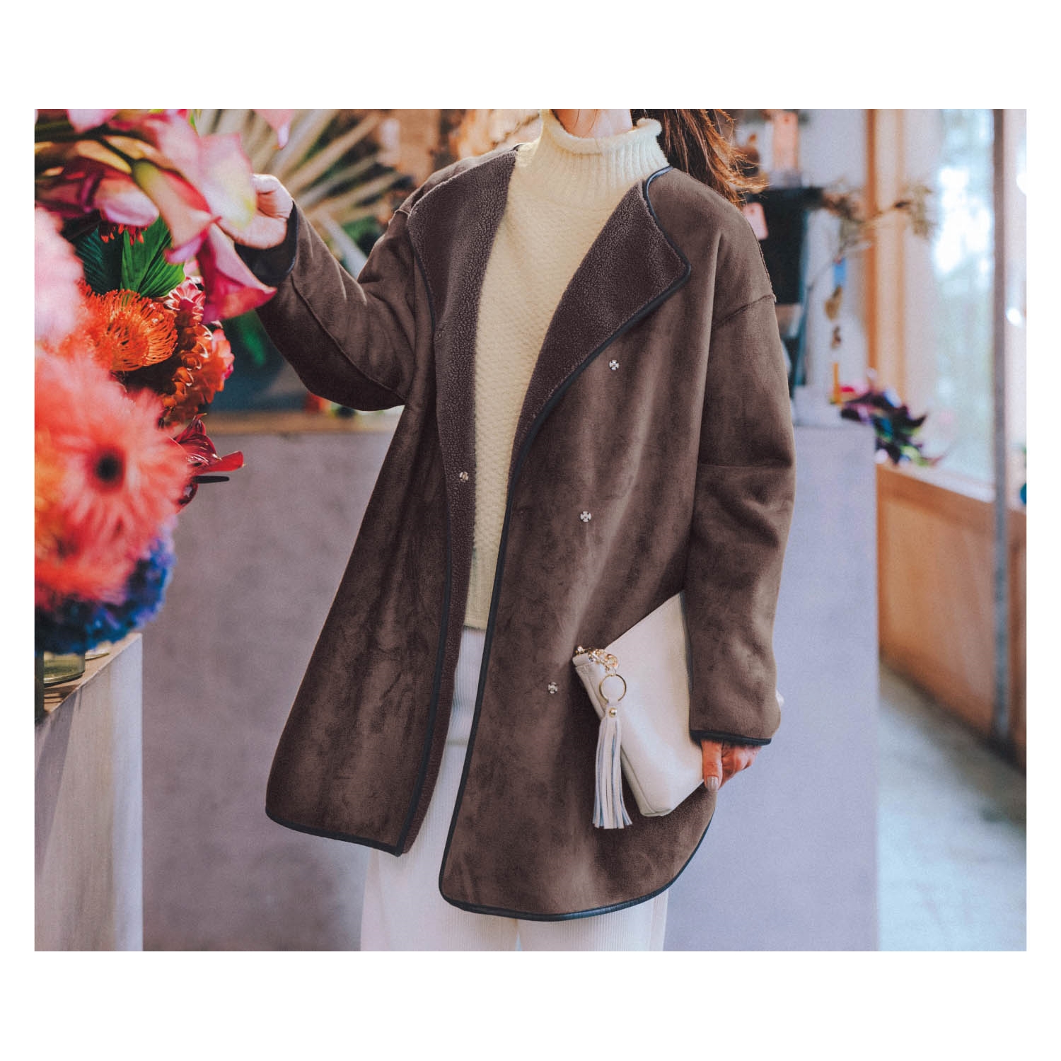 インナーダウンの上から羽織れる リバーシブルエコムートンコート 通販のベルメゾンネット インナーダウンの上から羽織れる リバーシブルエコムートンコート 通販のベルメゾンネット