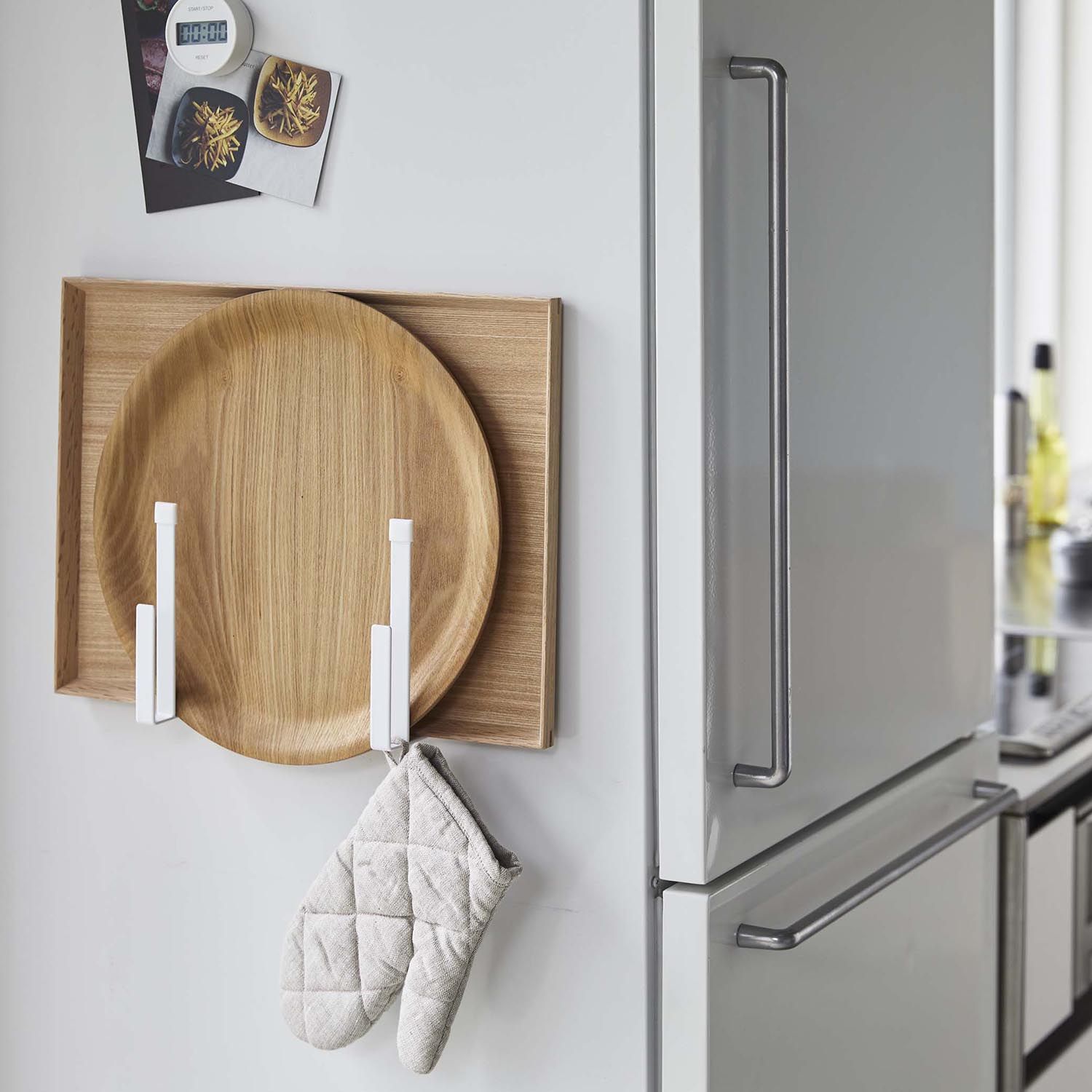 【タワー/tower】マグネットキッチントレイホルダー2個組 【タワー/tower】マグネットキッチントレイホルダー2個組