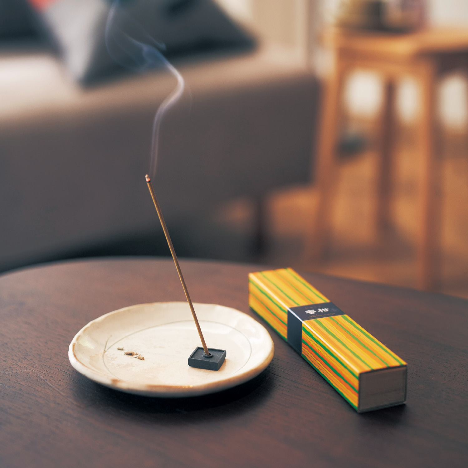 【ベルメゾン】お香「かゆらぎ」40本 & お香立てセット[日本製] 【選べる14タイプ】