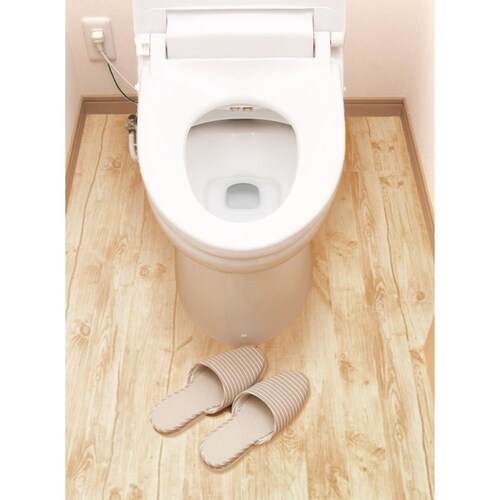 模様替えできるトイレの汚れ防止シート ＜オーク柄／大理石柄＞［日本製］