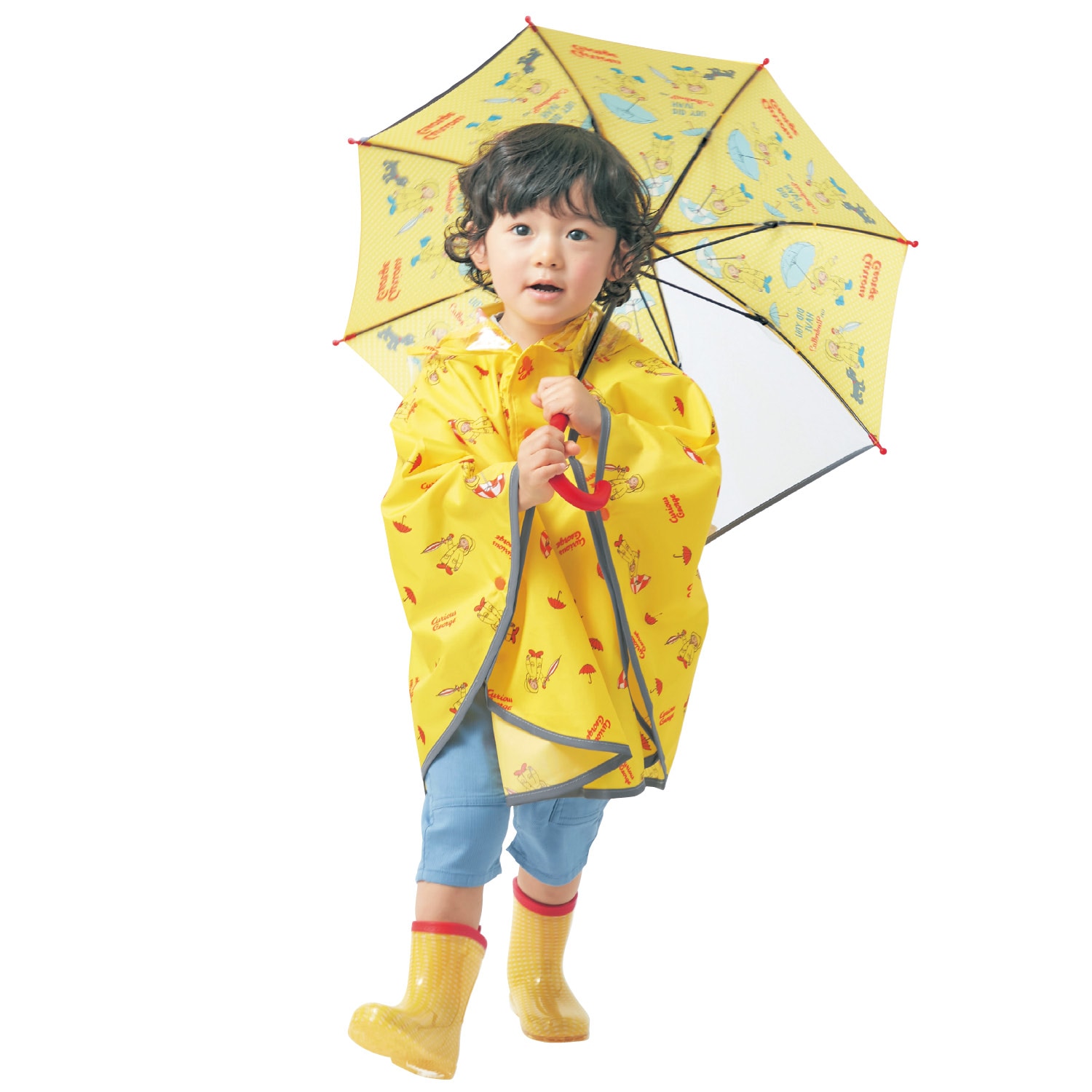 65%OFF!】新品2本セット おさるのジョージ 子供用傘 傘 | socearq.org