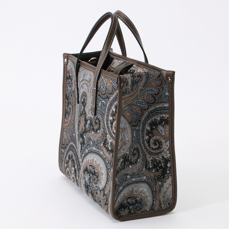 4色展開♪ペイズリー柄ミニ2WAYトートバッグ（ショルダーバッグ  