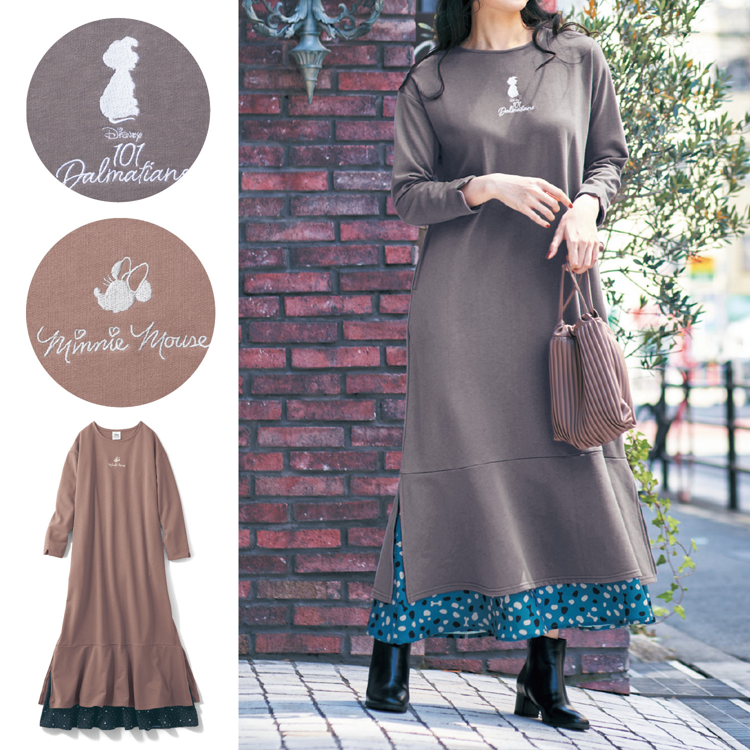 裾レイヤードワンピース 選べるキャラクター ディズニー Disney 通販のベルメゾンネット 裾レイヤードワンピース 選べるキャラクター ディズニー Disney 通販のベルメゾンネット