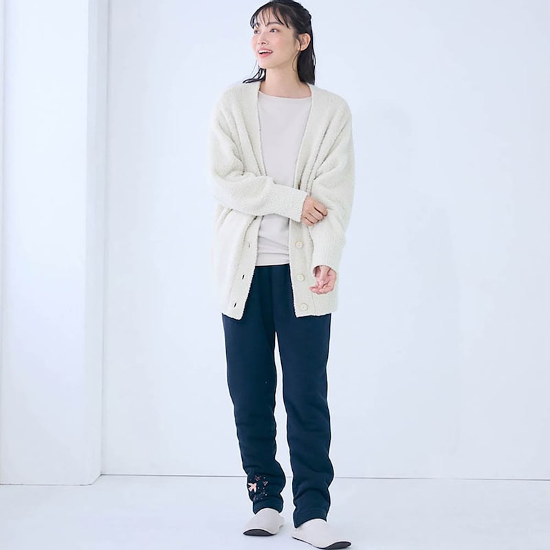 モデル身長164cm／Ｍ ※写真は撮影用のため総丈+4cmになります。