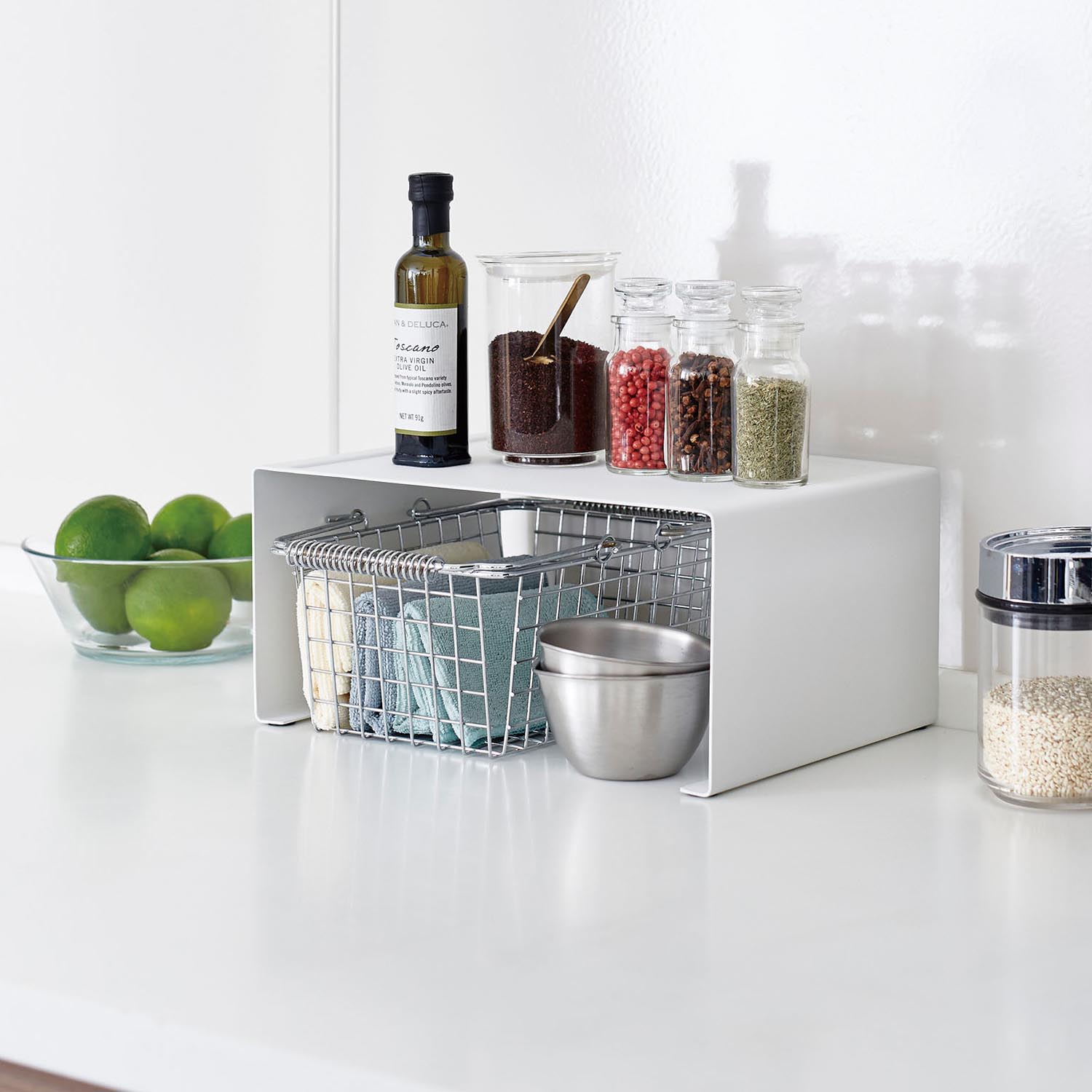 【タワー/tower】キッチン コの字ラック ワイド 【タワー/tower】キッチン コの字ラック ワイド