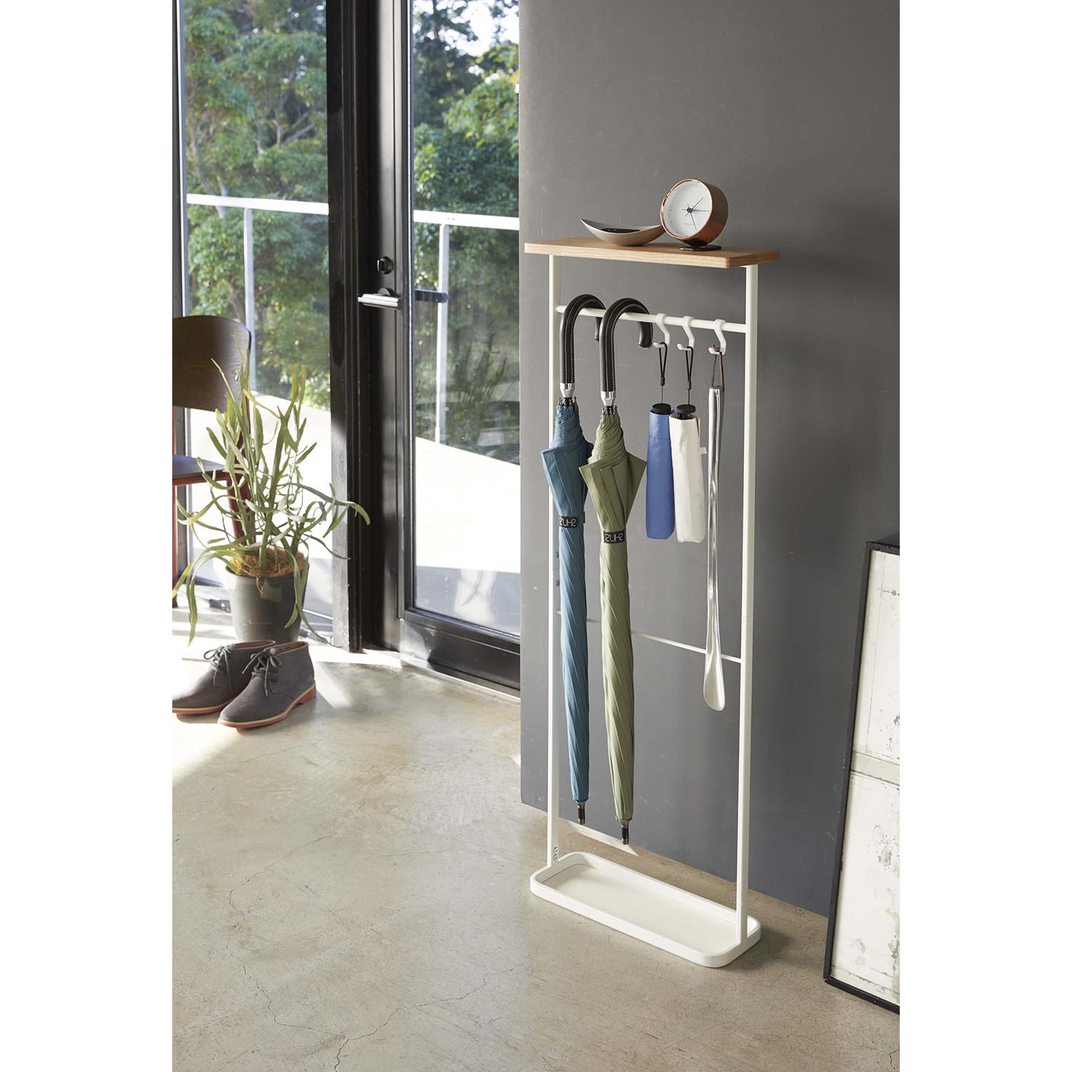 【タワー/tower】天板付き引っ掛け傘立て