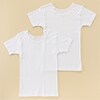 【SOKY】3分袖シャツ2枚セット(綿素材・通年・通園通学)【子供・ジュニア】