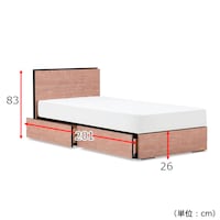 マットレスは付属しません