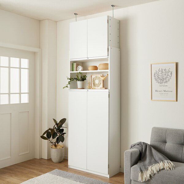 【ベルメゾン】薄型突っ張り壁面キャビネット