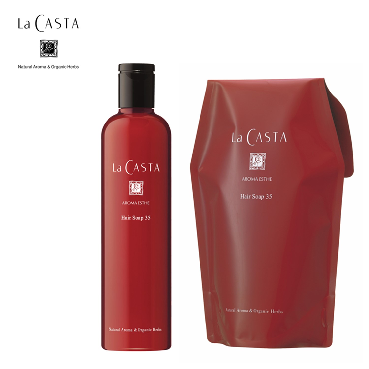 アロマエステ ヘアソープ 35 【しっとりなめらか】(シャンプー)(ラ・カスタ) アロマエステ ヘアソープ 35 【しっとりなめらか】(シャンプー)(ラ・カスタ)