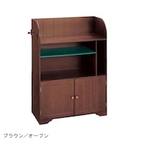 ブラウン／オープン