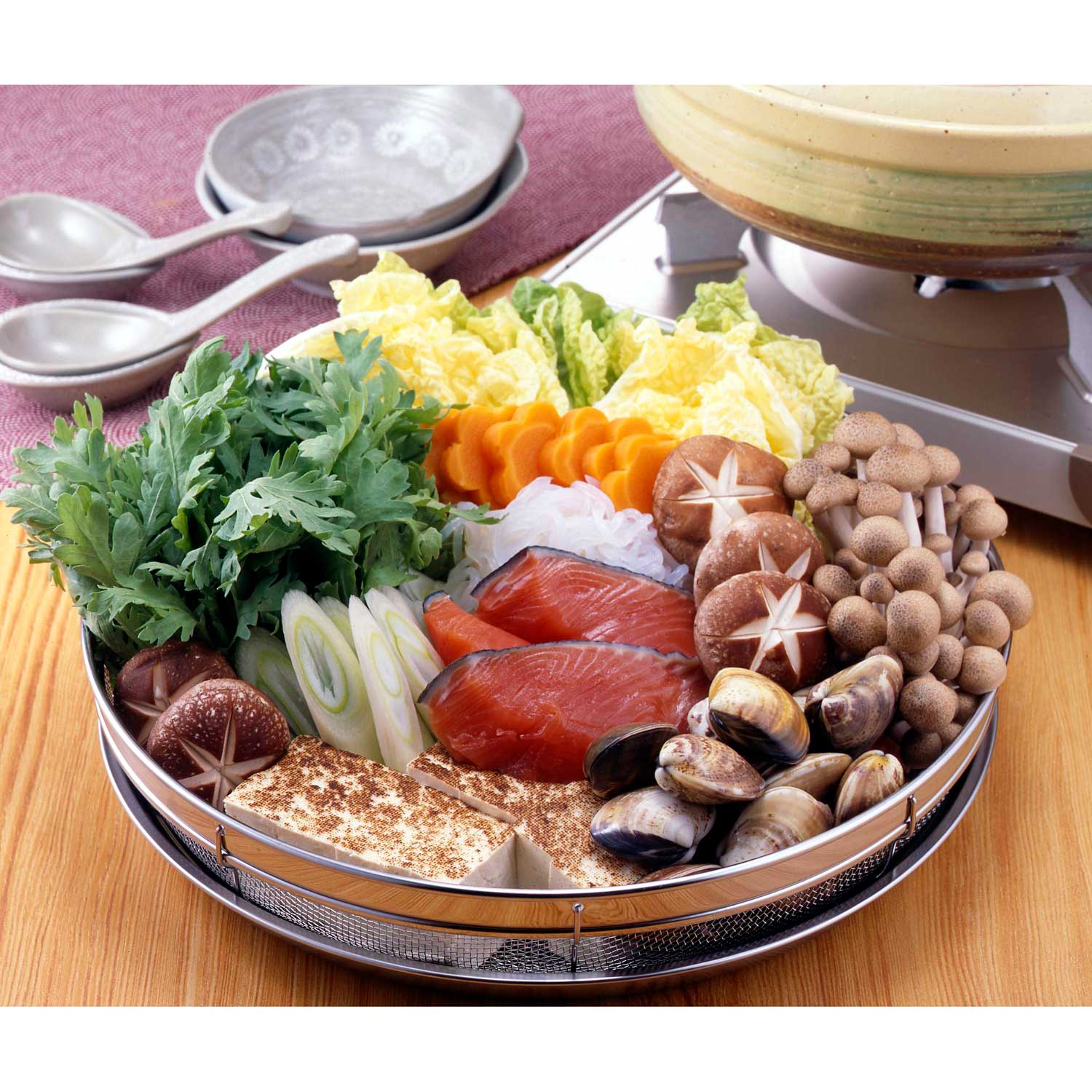 【ベルメゾン】便利な浅ざる & トレイセット