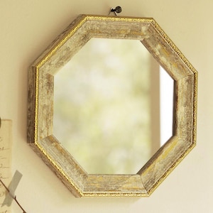 【ベルメゾン】八角鏡 <幅約19.5cm>【ウオールミラー】