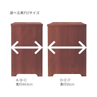 ※サイズのみの参照です。A、Dタイプは販売しておりません。