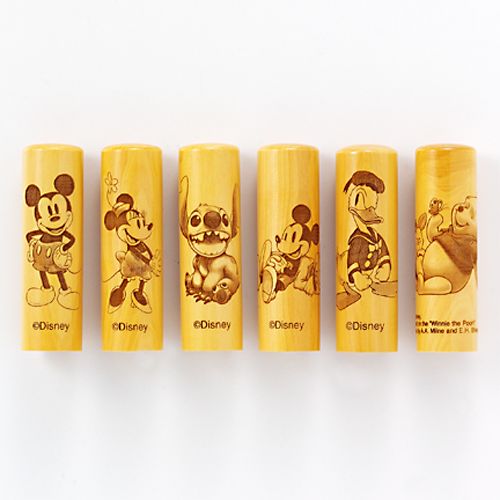 【ディズニー/Disney】アカネ材印鑑(実印)(選べるキャラクター) 【ディズニー/Disney】アカネ材印鑑(実印)(選べるキャラクター)