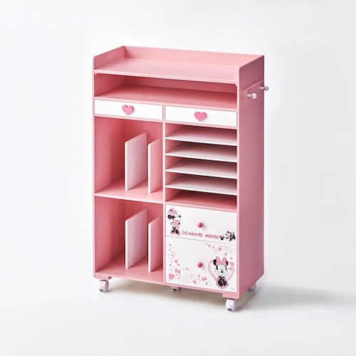 【新柄登場】【累計販売点数1.9万台突破】 学校準備まで楽しく！ランドセル収納ワゴン(選べるキャラクター)（ディズニー/Disney）