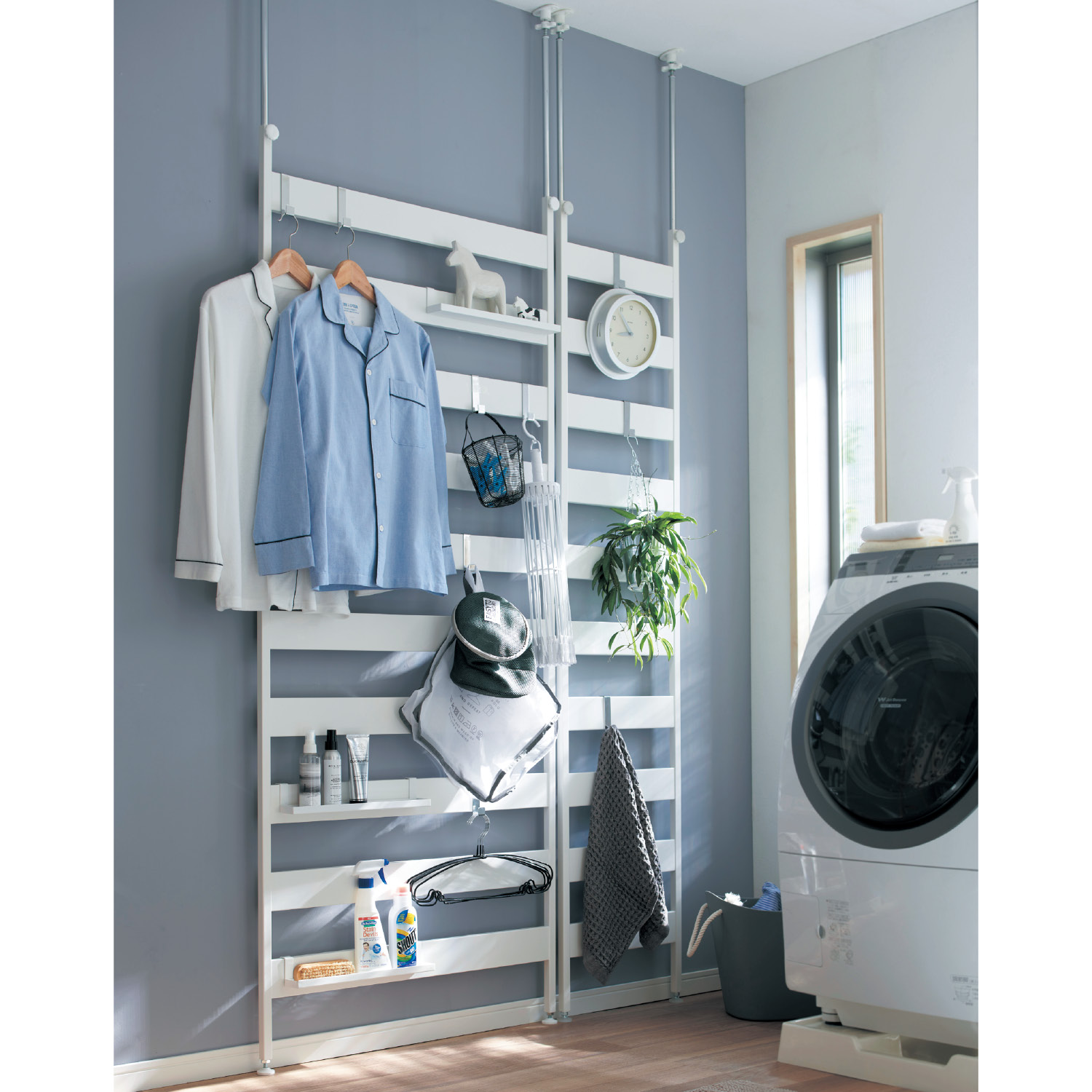 突っ張りラダーラック <幅46/幅66/幅86cm> 突っ張りラダーラック <幅46/幅66/幅86cm>