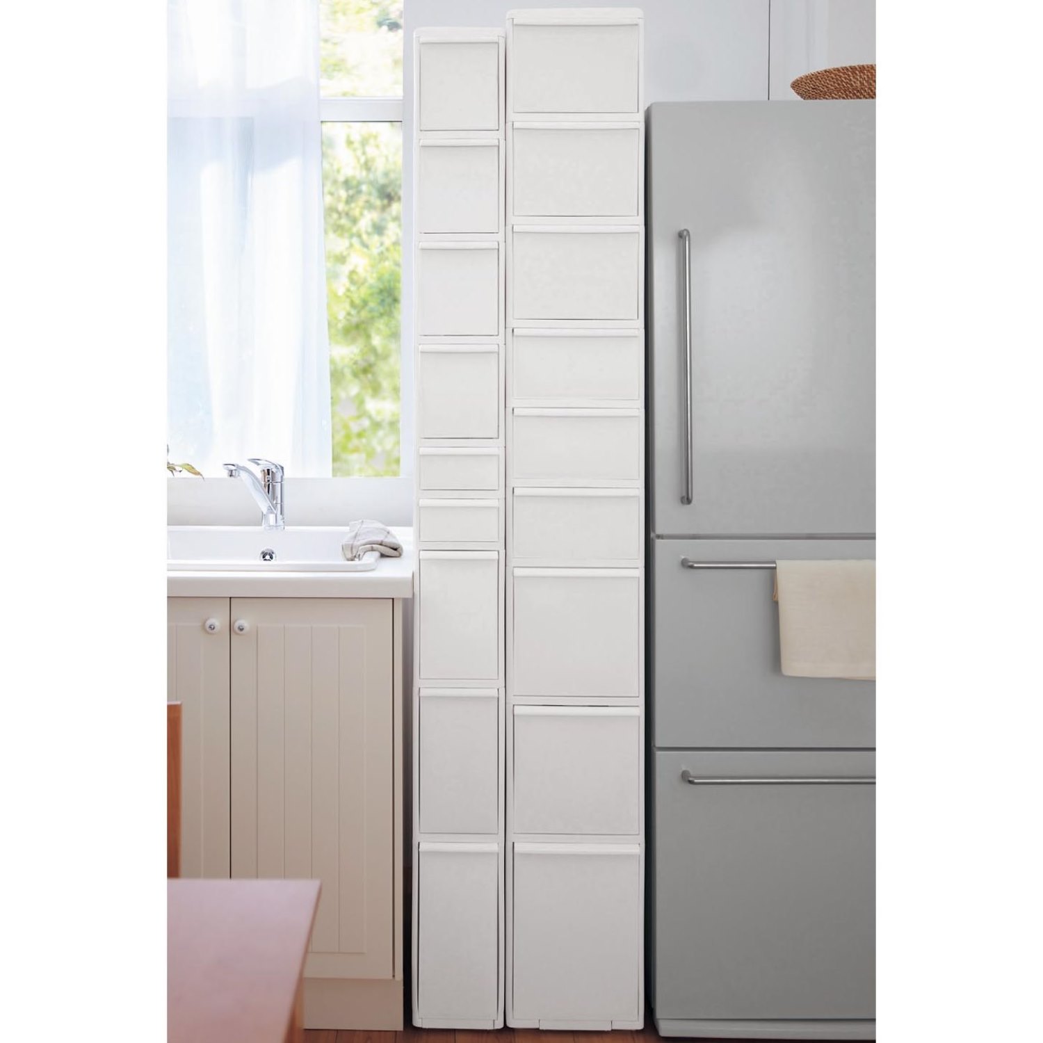 【ベルメゾン】スリムストッカー 【引出しタイプの隙間収納】