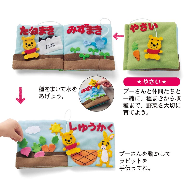 定期お届け カット済み フエルトの布絵本手作りキット ディズニーシリーズ 藤井陽子 6回シリーズ ディズニー Disney 通販のベルメゾンネット