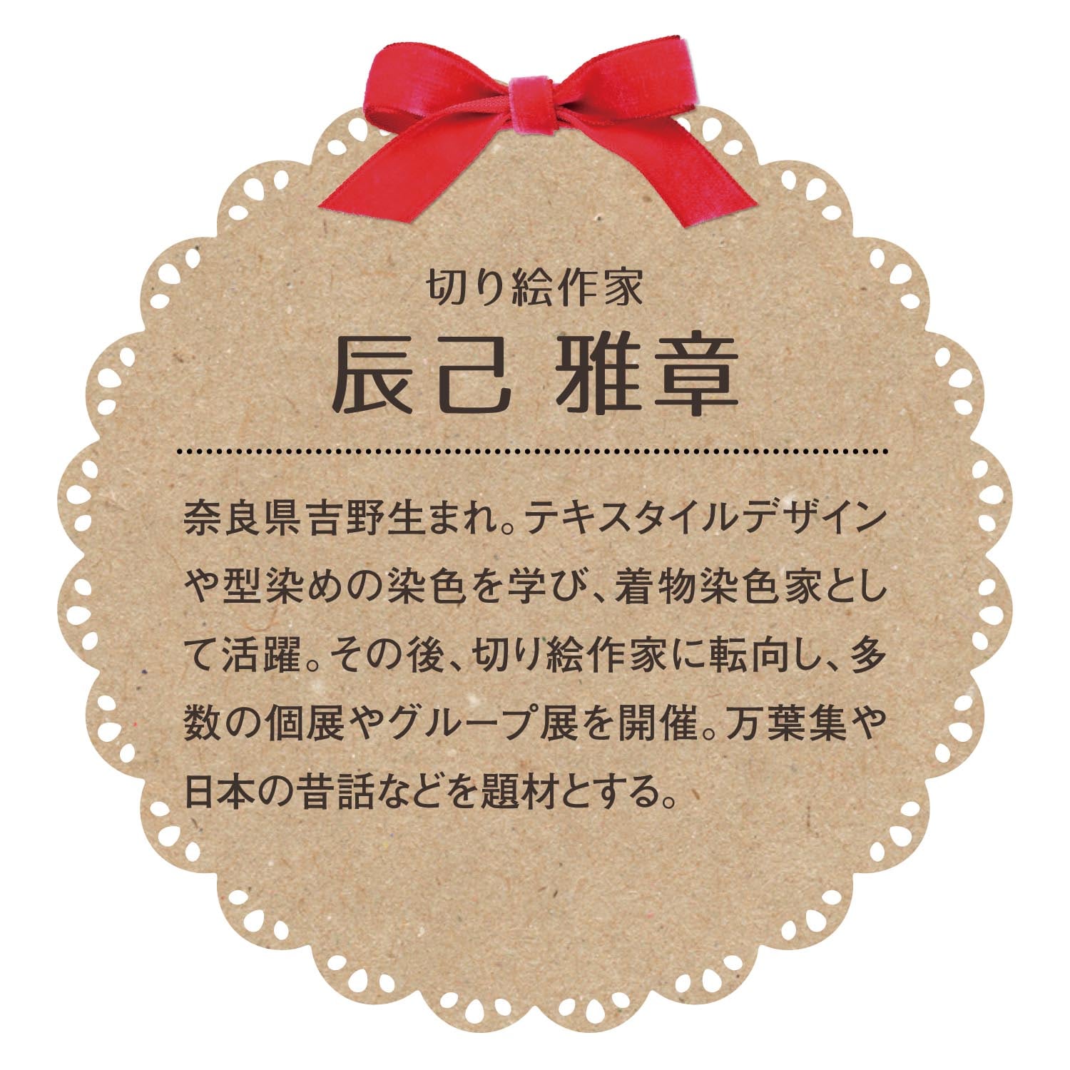 辰巳雅章 季節の切り絵手作りキット 12ヶ月分