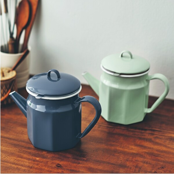 【ベルメゾン】油をキレイに再利用できる八角ホーローオイルポット[日本製]