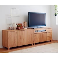 F・幅117×奥行45cm ※テレビ台は別ページで販売