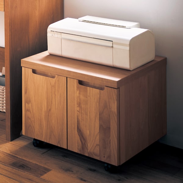 【ベルメゾン】あたたかみのあるアルダー材のワゴン 【選べる4タイプ】