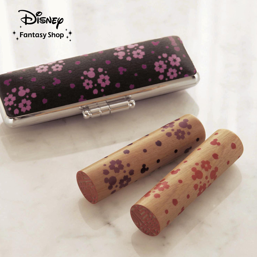 【ディズニー/Disney】手仕上げ印鑑(銀行印・実印)「ミッキーモチーフ」