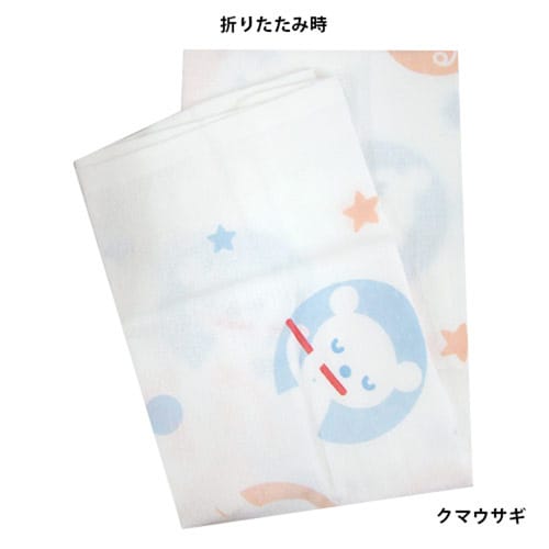 【シンク・ビー】【出産準備にも最適うれしい日本製】裏ガーゼ正方形湯上りバスタオル