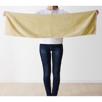 ハンガーに干せるバスタオル：約33×120cm