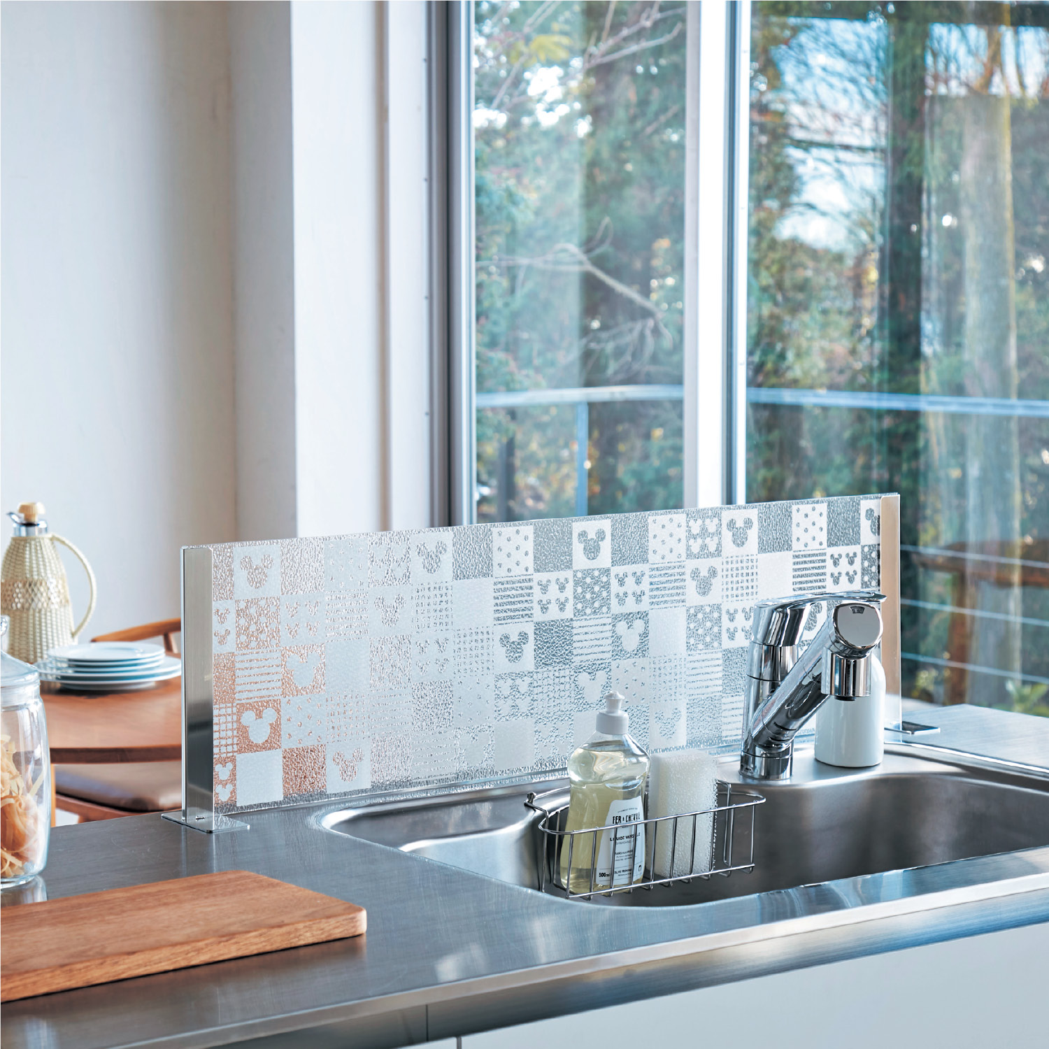 水はね防止スクリーン ミッキーモチーフ ディズニー Disney 通販のベルメゾンネット 水はね防止スクリーン ミッキーモチーフ ディズニー Disney 通販のベルメゾンネット